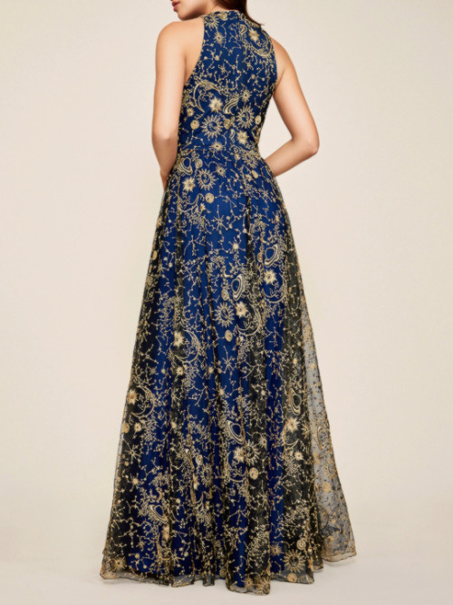 chandelyer:Tadashi Shoij Cosmos inspired gowns