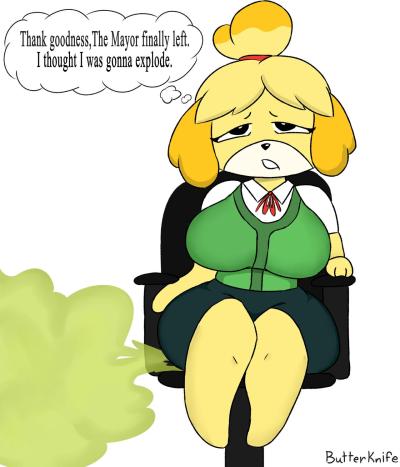 400px x 467px - Farting Isabelle's Relief by ButterKnife742 - Tumbex