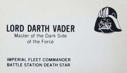 tiefighters:  Star Wars Business Cards (The