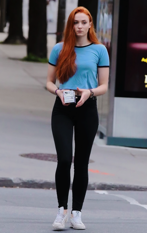 dailysturner:   Sophie Turner out in Montreal (June 29, 2015).  