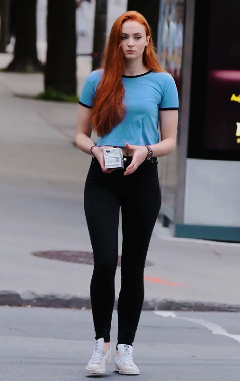 Porn Pics dailysturner:   Sophie Turner out in Montreal