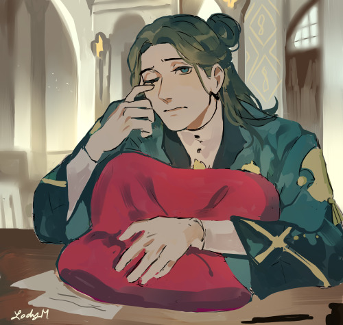Linhardt doing what he does best *I accidentally deleted my old art account and now I’m reposting ev