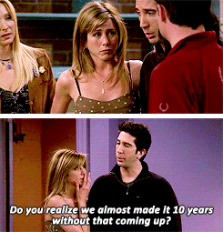 rachgeller:  1994-2004 → First and last lines for each character 