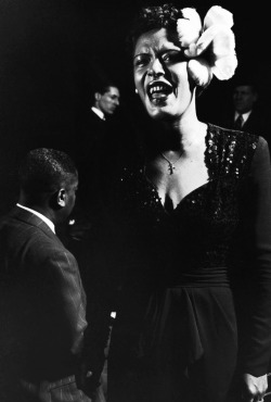 Vintagegal:  Billie Holiday Performing In Esquire Jam Session At The Metropolitan