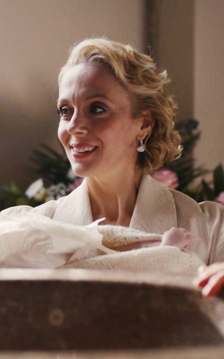 happy mother. 