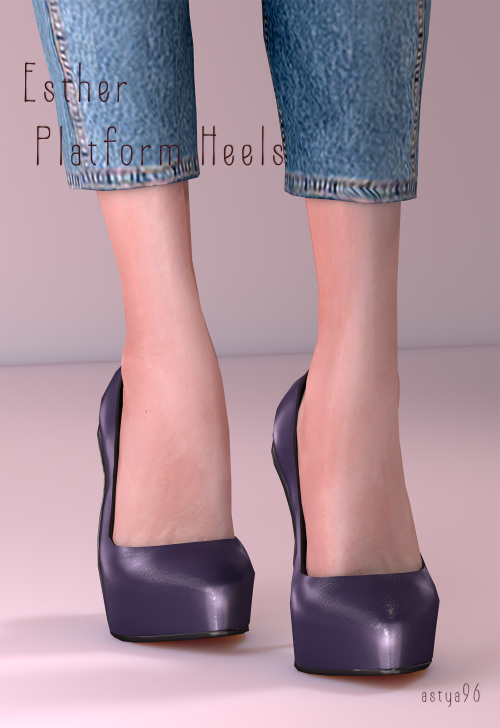 March Shoes Mini CollectionEsther Platform Heels40 swatchesslider | non slidernew meshcustom thumbna