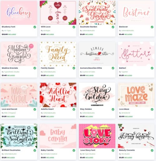 ilikefonts:The Lovely Free Font and Design Bundle★ DOWNLOAD FREEBIES - 28 DAYS OF LOVE GIVEAWAYS