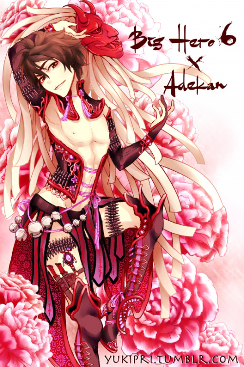 yukipri:   BH6 x Adekan AU BECAUSE I CAN, and this is my present to myself :P Adekan is one of the most beautiful manga I have ever read, hands down, and is also a huge influence on my art.  It’s got stunning art, amazing characters and meaningful