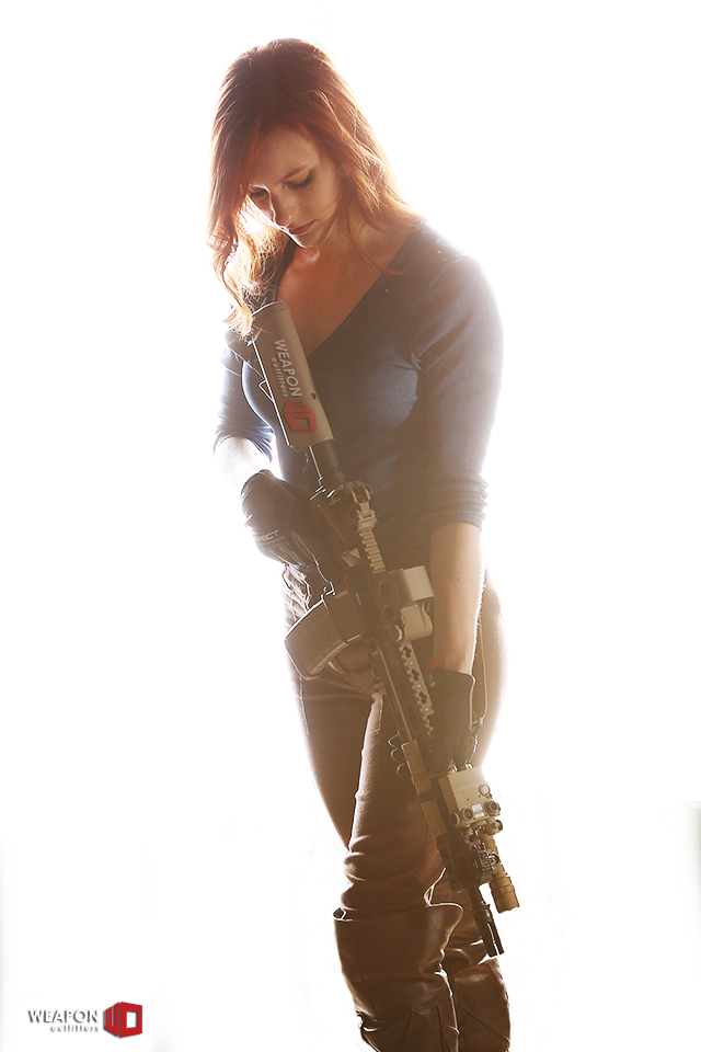 weaponoutfitters:  Rose and I set up this shoot and shot it in 5 minutes flat.Then