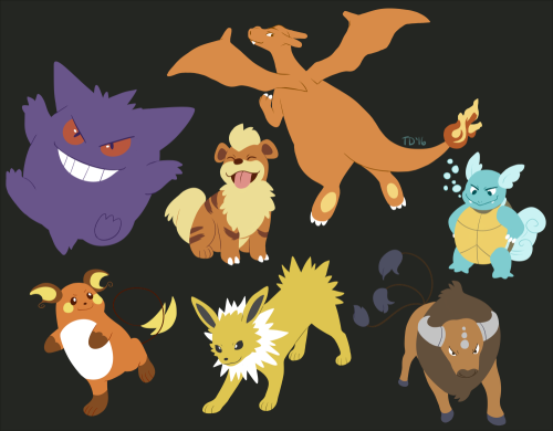 djkinski:  I’m planning on drawing my favorite Pokemon from each generation, and first up is K
