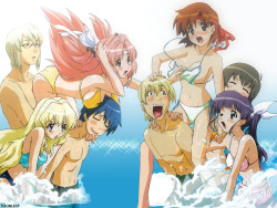 geekearth:  Girls Bravo… another ecchi harem. Every trope is touched on here… hot springs, tentacles, etc. EACH episode starts with someone bathing :3