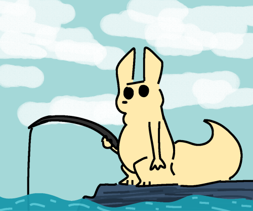 Slugcat Fishing :3