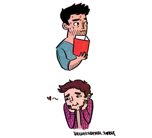 highbeeans:Happy early Valentine’s Day, everyone!Nervous derek holy crap LMAO