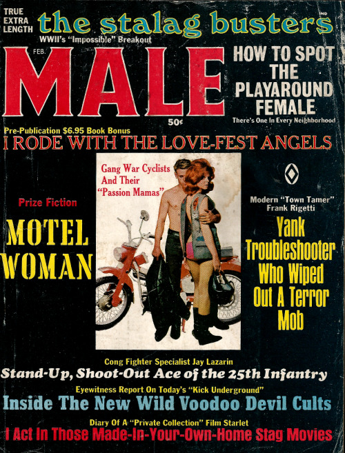 everythingsecondhand: Male Magazine, Vol 19. No. 2 (February 1969). From a car boot sale in Radcliffe-on-Trent. 