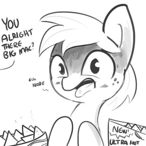 30minchallenge:Spicy chips? Yes please! I’ll take ‘em if you’re not gonna eat ‘em. Then there’s sweets, and more sweets!Thanks for the draws, and we’ll see you later with more challenge!Artists Included: TJPones (http://TJPones.tumblr.com)Boo