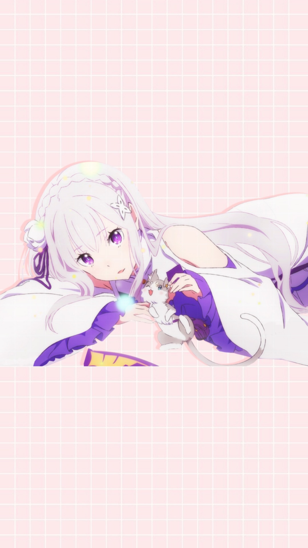 Emilia Re:Zero Beautiful Anime Wallpapers - HD iPhone Wallpaper