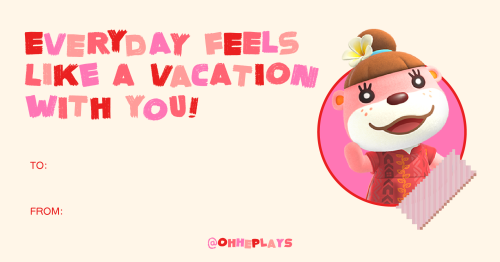 ohheplays: HAPPY VALENTINE’S! Wanted to create some more valentines this year featuring all ou