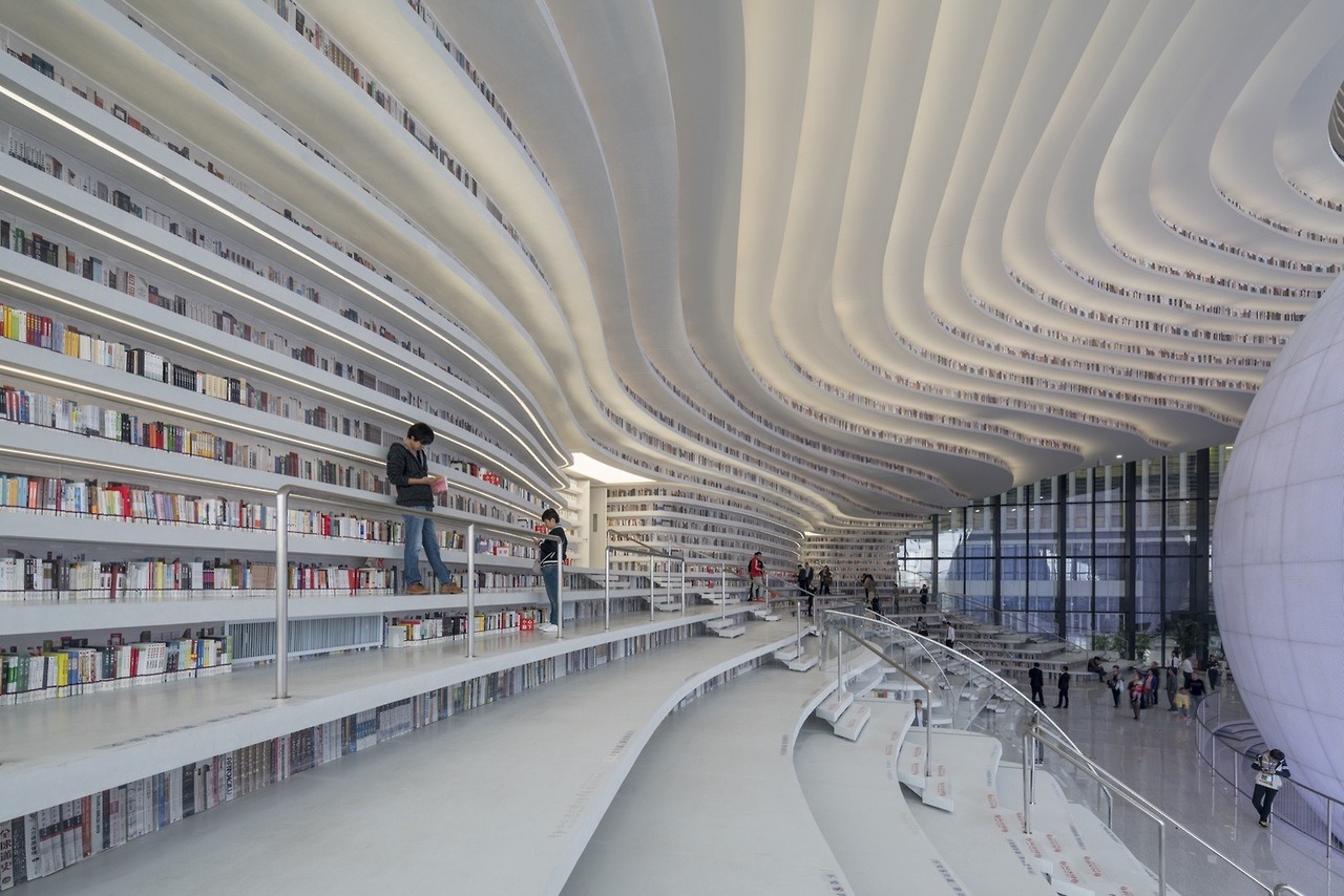 archatlas:    Tianjin Binhai Library by MVRDV + Tianjin Urban Planning and Design
