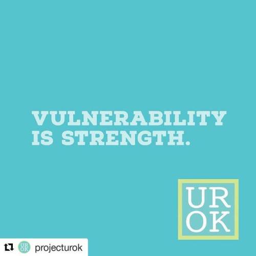 #Repost @projecturok (@get_repost)・・・We get stronger by being open and honest with others. Share you