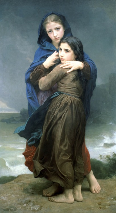 XXX William-Adolphe Bouguereau; Far from home, photo