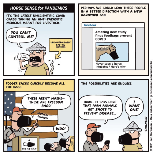 horse-is-a-horse-of-course: bax16: thenib:Jen Sorensen. @horse-is-a-horse-of-course  We have to weap