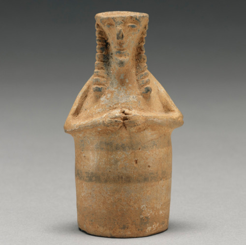 thegetty:It’s only 3 inches tall and over 2,700 years old. Meant to hold perfumed oil, this vase mol