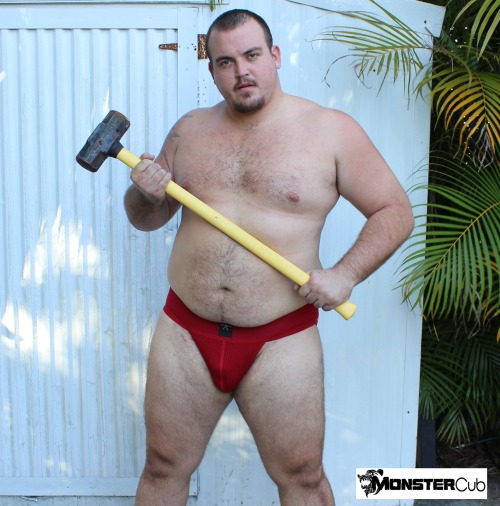 monstercub:  A few more shots of that beautiful new Red Jockstrap I got from Skivviesmensunderwear.com  You should get yourself or your bf one for Christmas.