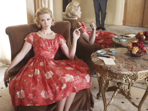 A prime example of 60’s fashion is the television show Mad Men. Evidently, the show is set in 