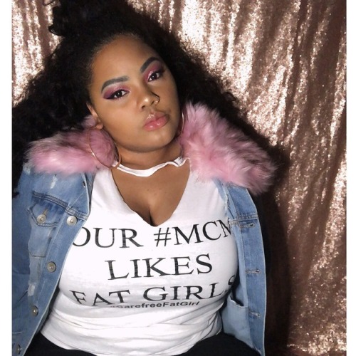 Your #MCM likes fat girls. Shop today at carefreefatgirl.bigcartel.com