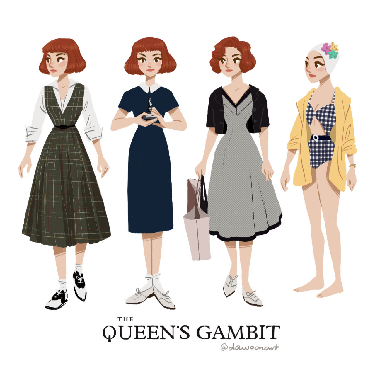 We love Beth Harmon's style in The Queen's Gambit