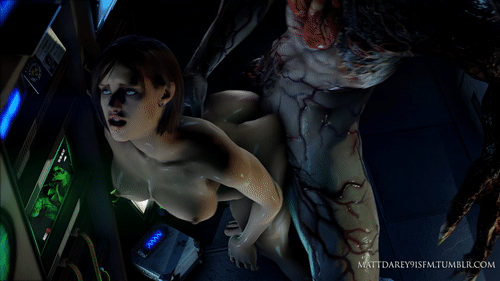mattdarey91sfm: Jill Valentine &gt;  Meet the tyrant Links animation &gt;