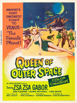 vintagecoolillustrated:  Queen of Outer Space (Allied Artists, 1958).  