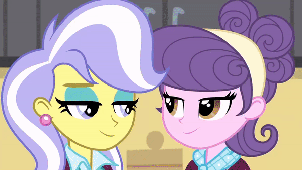 annon-mlp:Suri Polomare and Upper Crust. Rarity’s bound to fume by the mere sight