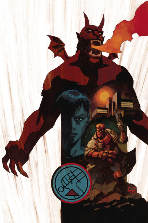 project-ragna-rok: Hellboy and the BPRD 1956 #4 cover by Dave Johnson