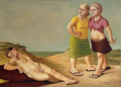 grundoonmgnx:Falk Gernegroß (German, b. 1983), Träumer (Dreamer) 2005Oil on canvas,185 x 145 cm