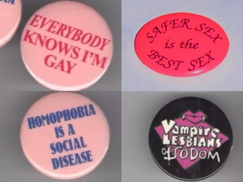 diabeticlesbian:Fave vintage &amp; remake lesbian badges