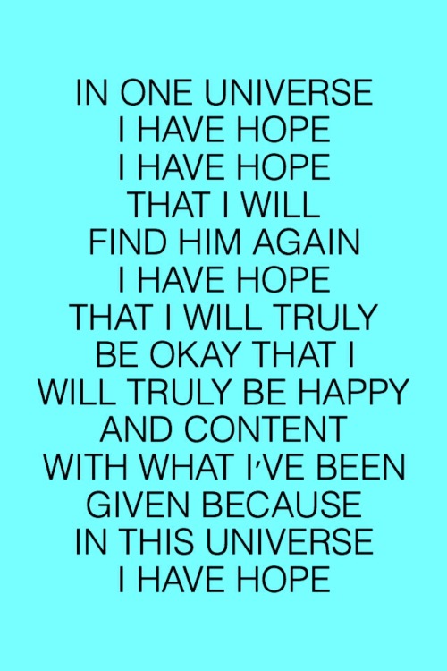 unsends:  in one universe || part 2