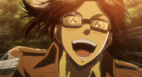 incorrectly-aot:Attack on Titan Incorrect QuotesMoblit: *sees someone doing something stupid*Moblit: What an idiot.Moblit: *realizes it&rsquo;s Hange*Moblit: Wait, that&rsquo;s MY idiot!