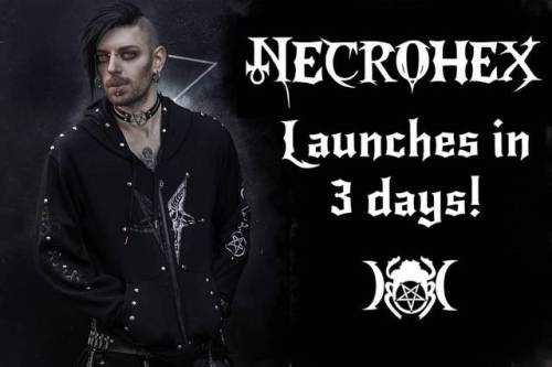 Another piece from @necrohexclothing my new clothing brand to be released in 3 days! This time it&am