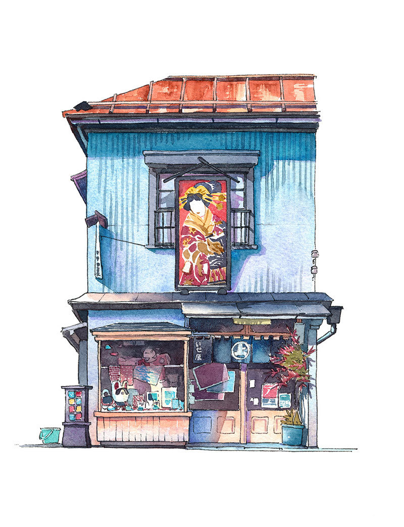 mayahan:
“Tokyo Storefronts: Illustrations by Mateusz Urbanowicz
”