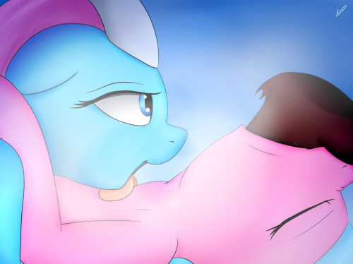 neighday:  Spa Ponies throat bulge licking 2.0   we need more bulge licking