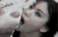 bitejobs:  Complete Set: Asian with braces deepthroating white meat. Gifs 1-10 of