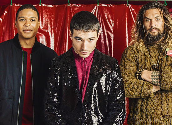 eternvlecho:  Ray Fisher, Ezra Miller &amp; Jason Momoa photographed by Matthew