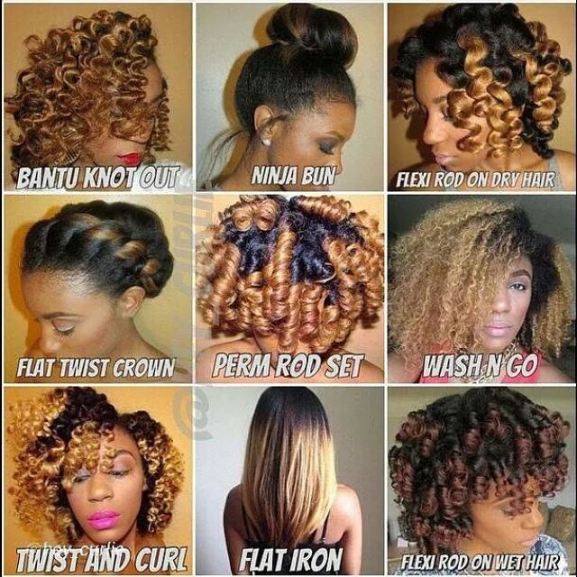 Afro bun hair piece