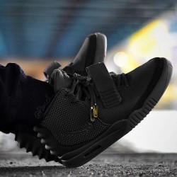 illestsneakers:  All black Yeezy customs ✌️ by @rancell_ via Instagram http://ift.tt/1JtZ2Qm