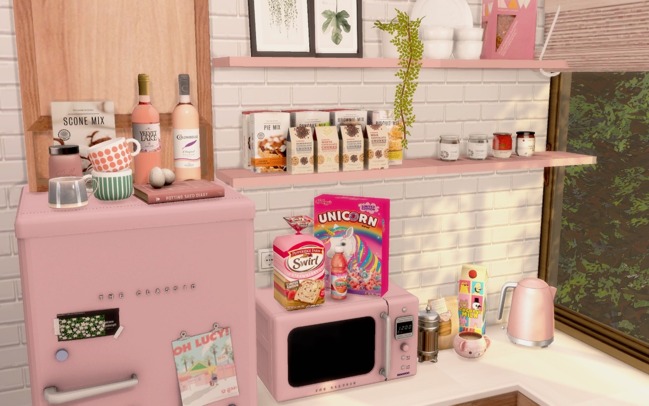 Sims 4 Pink Kitchen Cc