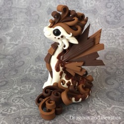 chibidragons:  Chocolate dragon is finished,