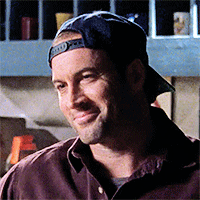 mrsgilmoredanes:  *Luke smiling at Lorelai*req. by anonymous