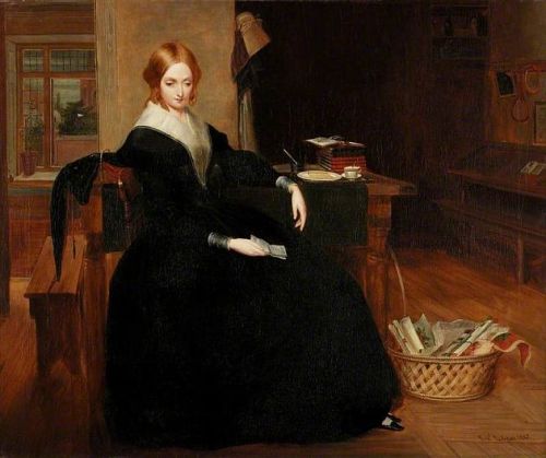 The Poor Teacher (1845) by Richard Redgrave (England, 1804–1888). Shipley Art Gallery.