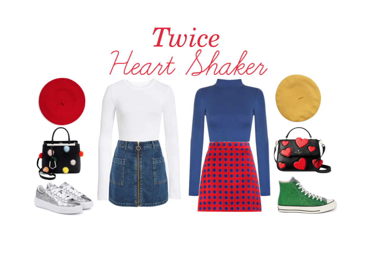 Kpop Outfits Twice Heart Shaker Snappy
